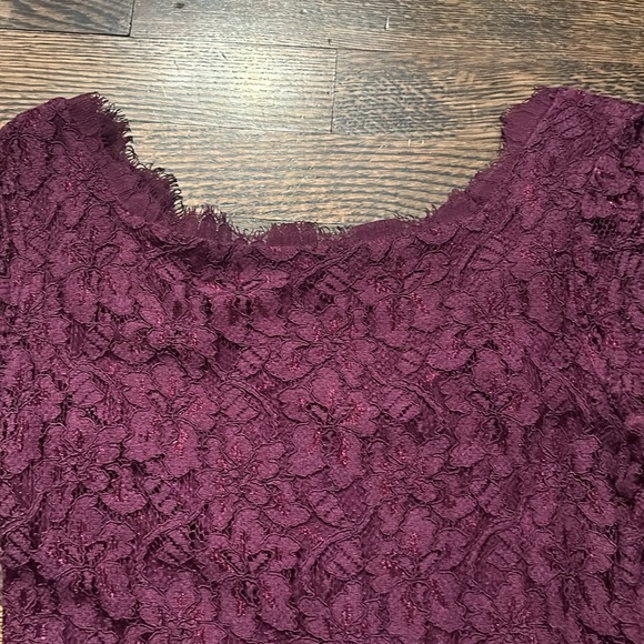 DVF size 8 Zarita dress - deep burgundy. - Picture 2 of 5